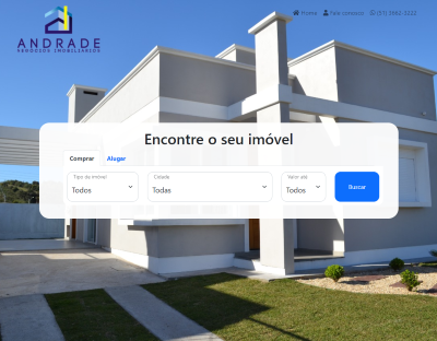 Andrade Real Estate Business web site